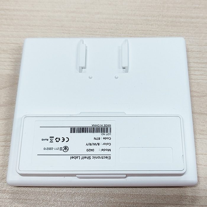 4.2インチ 4色電子小売ラベルディスプレイ カラー ブラック ホワイト 赤 黄