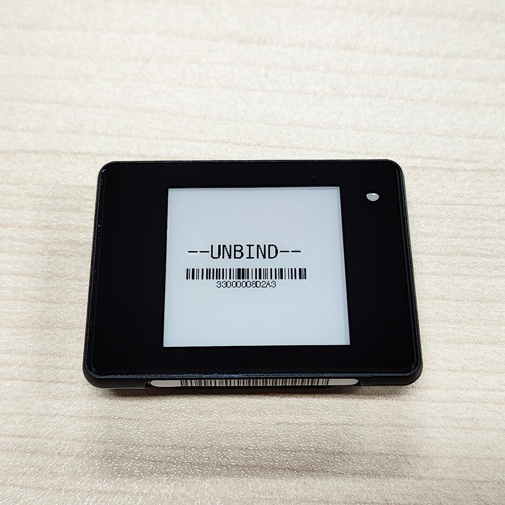 ブラックシェル 1.54 インチ電子棚ラベル