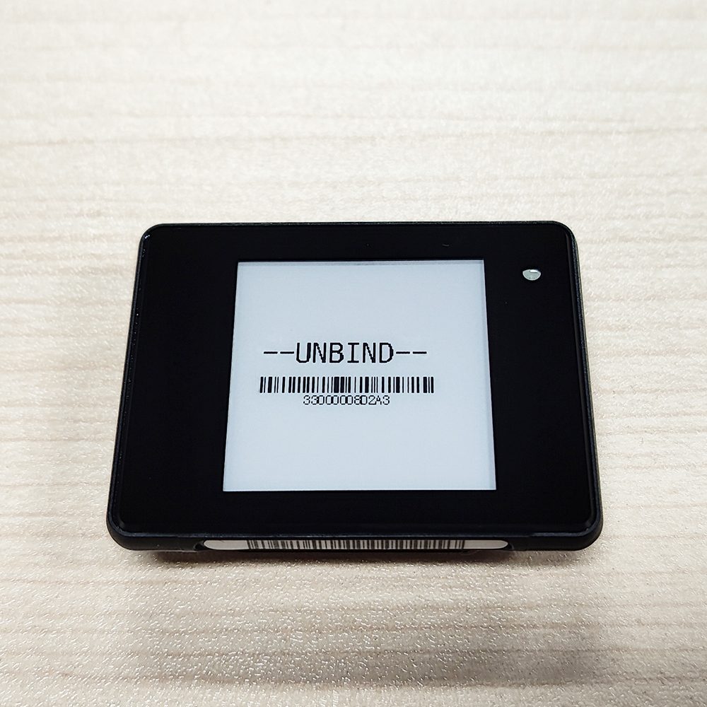 ブラックシェル 1.54 インチ電子棚ラベル