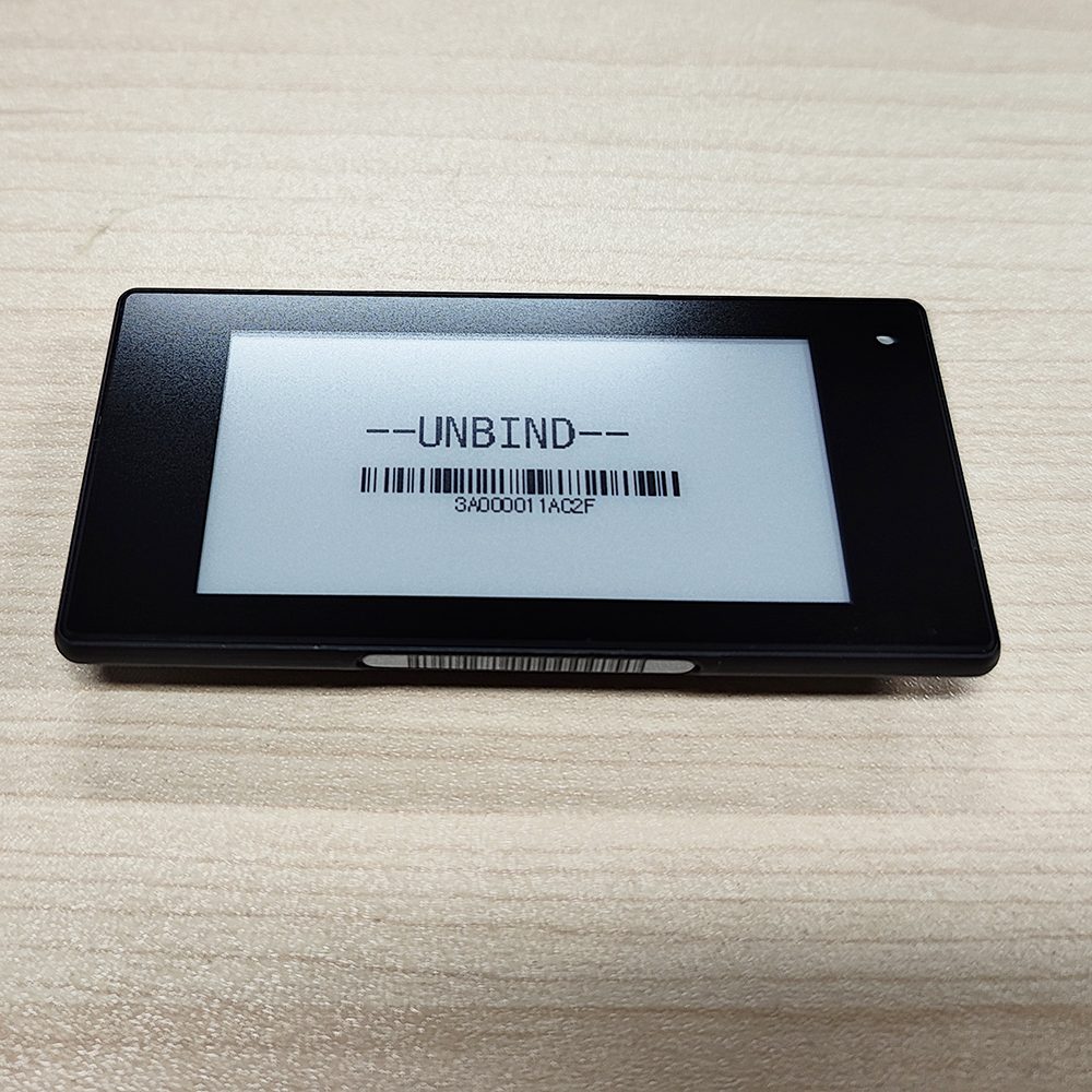 ブラックシェル 2.66 インチ電子棚ラベル