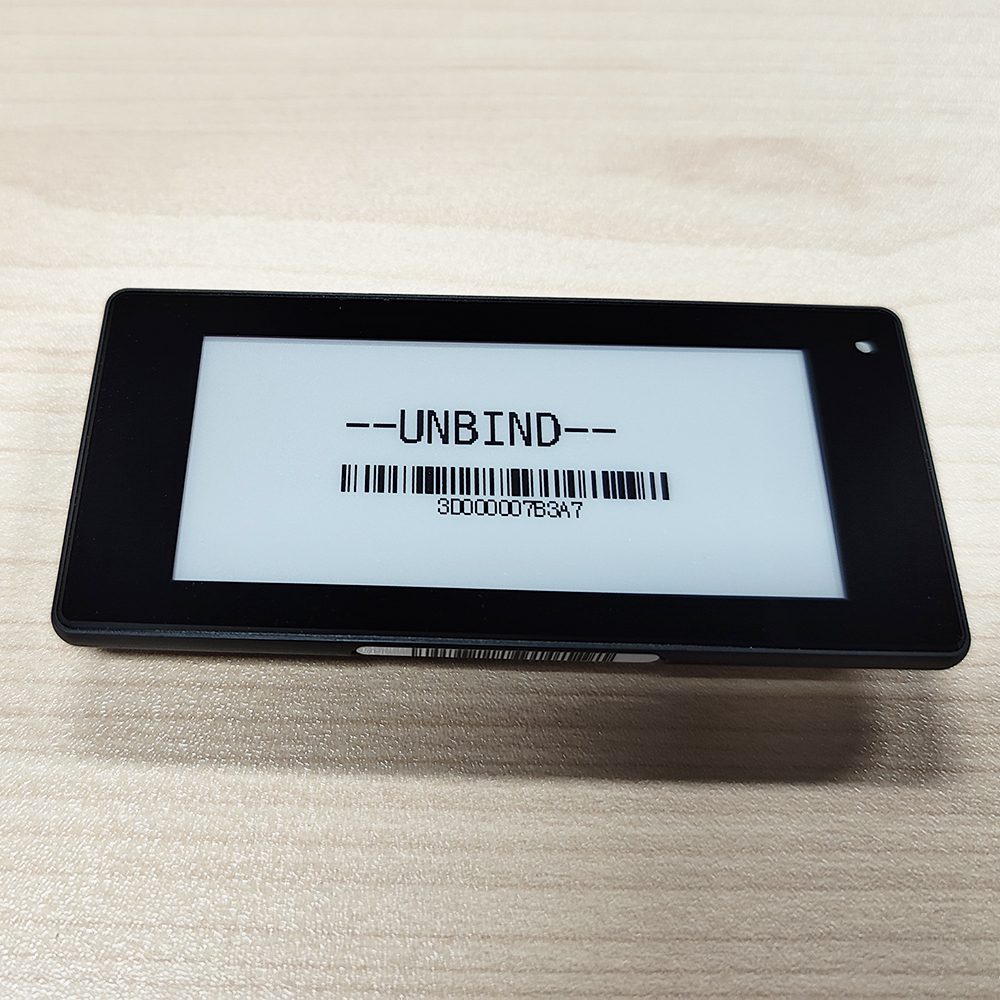 ブラックシェル 2.9 インチ電子棚札